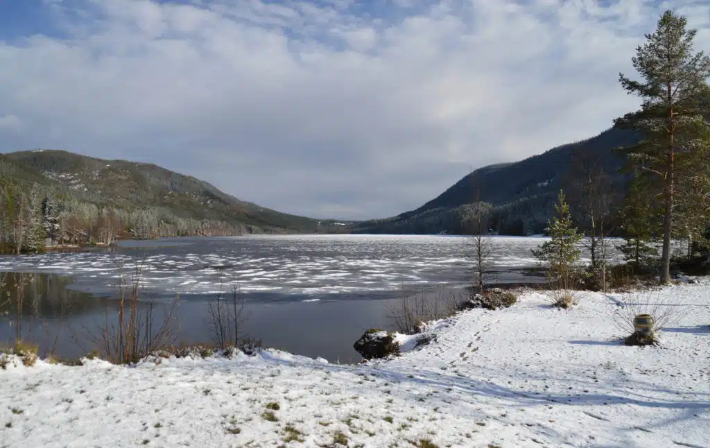 Utskt utover Sjeppsjøen